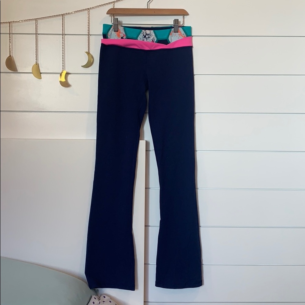 Reversible Navy Blue Ivivva Bootcut Pants